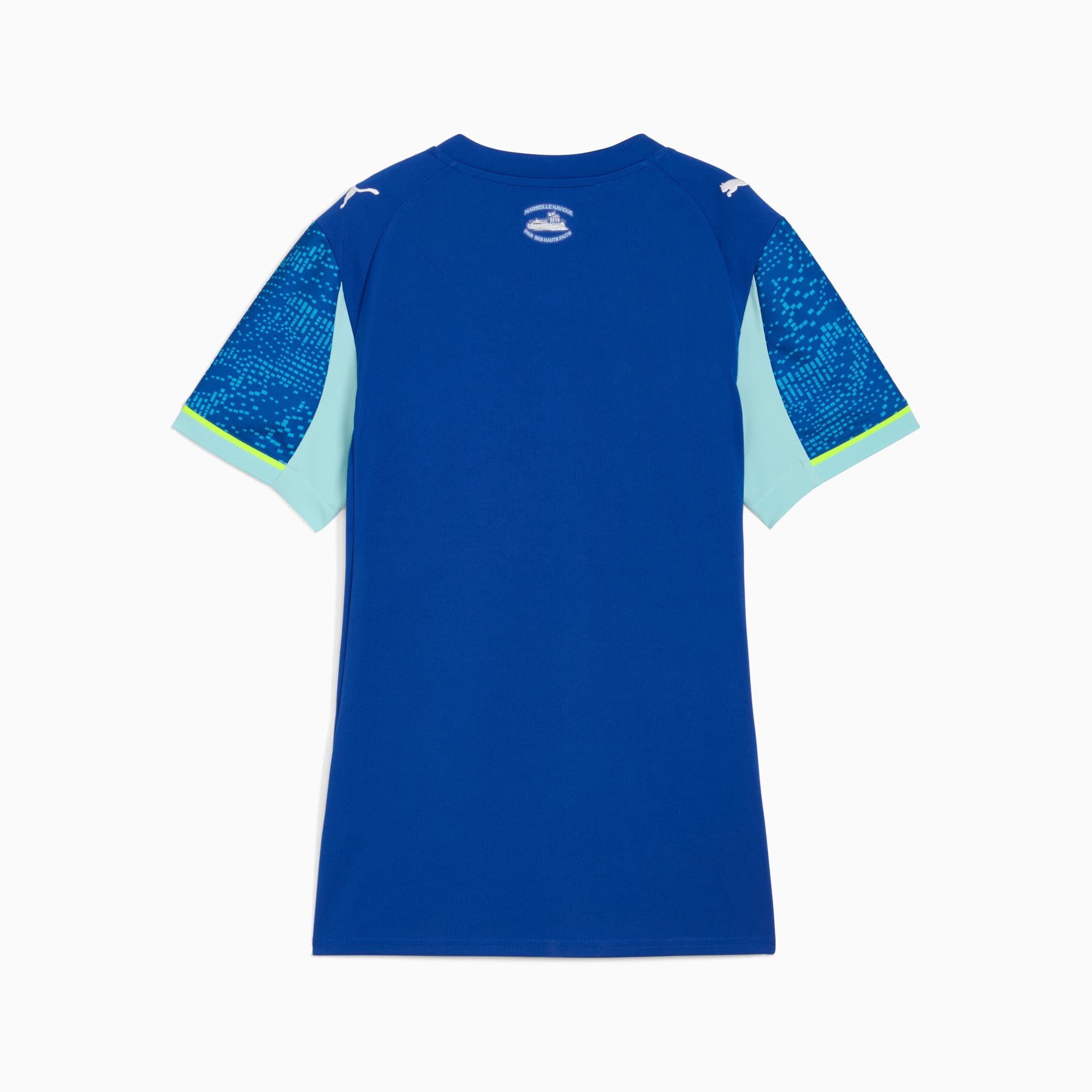 Maillot officiel Olympique de Marseille third 2025-2026 bleu vif Puma - vue de dos