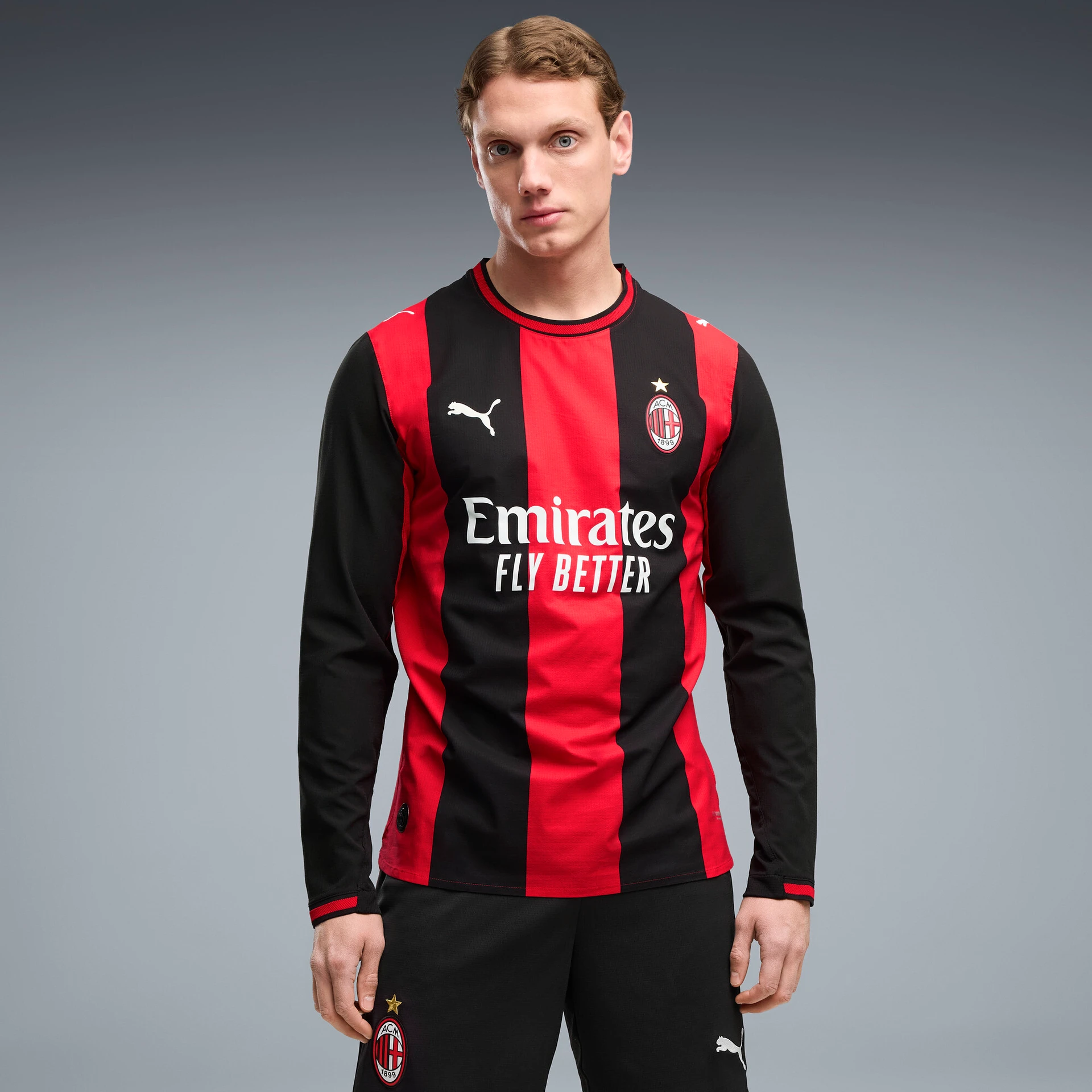 Puma Maillot AC Milan Domicile Manches Longues Authentique 2026/2027
