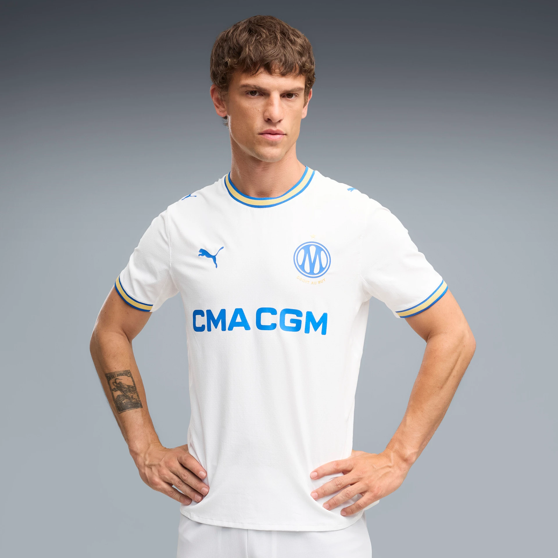 Domicile Olympique de Marseille Maillot OM Domicile Authentique 2026/2027 2026/2027 - Puma