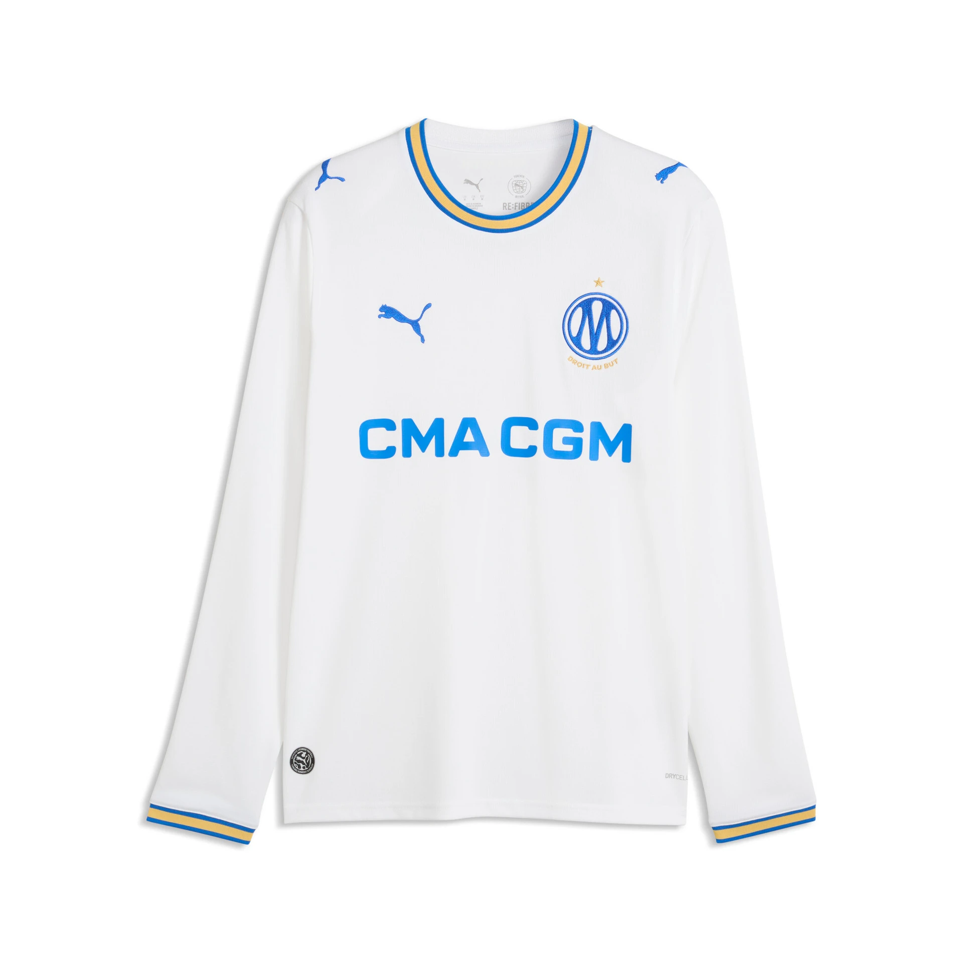Domicile Olympique de Marseille Maillot OM Domicile Manches longues 2026/2027 2026/2027 - Puma