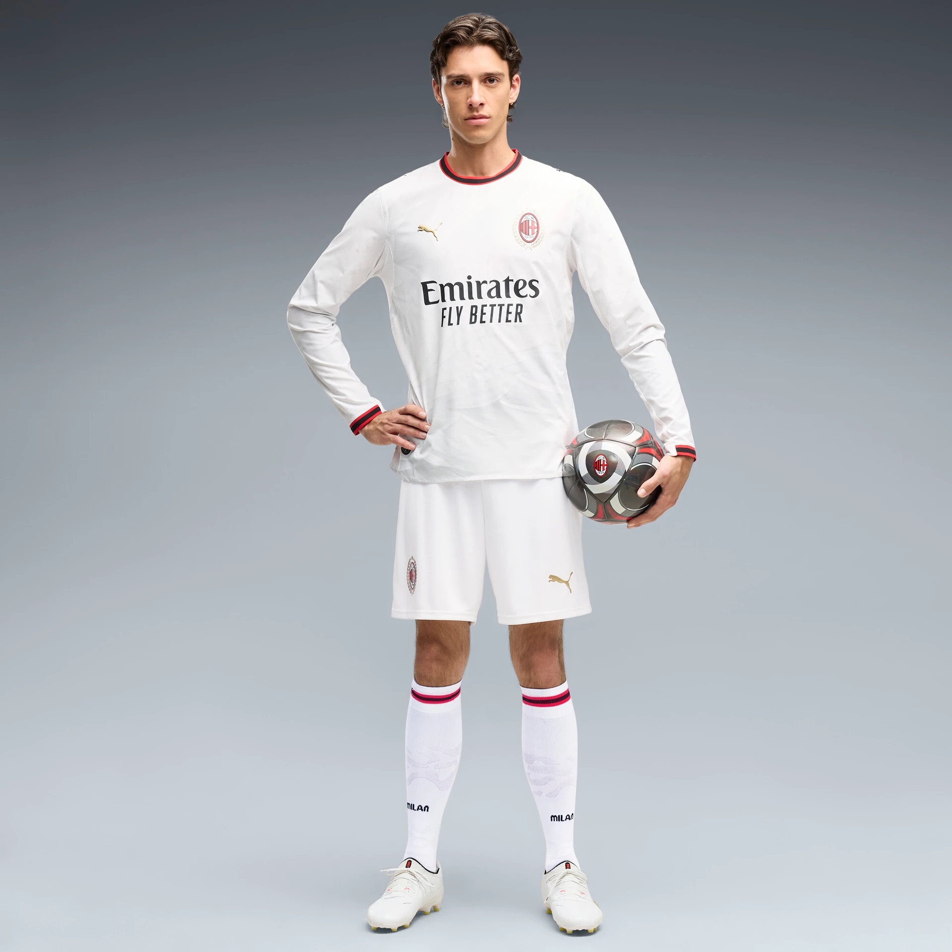 Maillot AC Milan Extérieur Manches Longues Authentique 2026/2027 - Puma